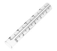 PACKOVE Tube et Double Échelle pour Mesure Précise avec Fond Plat de Remplacement en Verre Transparent pour Pluviomètre des Précipitations en Jardin
