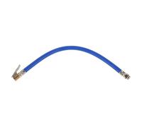 PACKOVE Tuyau D’extension de Gonflage pour Compresseur D’air, Tube de Rechange Bleu 12,5 Mm en Caoutchouc et Métal, Accessoire pour Gonfleur Pneus Voiture, Moto et Vélo, Outil Pratique