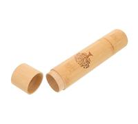 PACKOVE Urne Bambou pour Cendres de Petits Animaux Tube de Crémation avec Motif Arbre de Vie Boîte Souvenir pour Cendres de Chien Chat et Autres Animaux de Compagnie