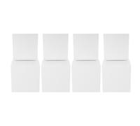 PACKOVE Urnes Électorales Boîte à Bulletins en Papier Blanc Lot de 4 Résistante et Sécurisée Simples et Élégantes pour Fêtes et Réunions