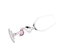 PACKOVE Verre à Vin Verrerie Unique en Verre Robuste Flamant Rose Design Créatif et Chic, pour Fêtes et Anniversaires pour Cocktails et Boissons Élégantes