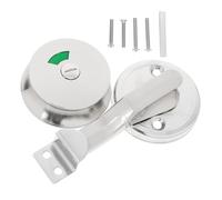 PACKOVE Verrou de Porte en Acier Inoxydable Indicateur Occupé/vacant, Loquet de Confidentialité pour Toilettes Publiques, Serrure pour Cloison de Salle de Bain, Installation Facile, Usage