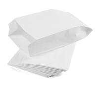 PACKRA - Sachet Kraft Blanc, Sacs Cadeaux, Pochette Cadeau Kraft, Petits Sac Cadeau Anniversaire, Enveloppe Vintage, Enveloppes Cadeaux de Noël (50 pièces, 11cm x 21cm x 5cm)