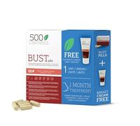 500Cosmetics Packs Breast Para El Pecho 60caps + Crema 100ml