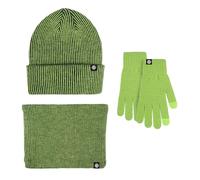 Packs Bonnet éCharpe Et Gants Femme Bonnet Ski - Tour De Cou Polaire Ensemble Trois PièCes Pour L'Hiver Et Les JournéEs Chaudes Couleur Unie éPais Pour Sports De Plein Air