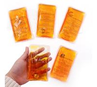Packs Chauffants réutilisables à Pression, Chauffe-Mains à clic, Poches chauffantes à clic pour Chauffe-Mains, pour extérieur, intérieur, Travail, études, Camping (Lot de 5)