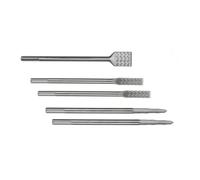 Packs de burins SDS-MAX - MAKITA - E-20236 - 5 outils auto-affûtants - Démolition béton - 11 joules
