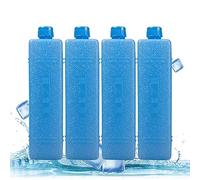 Packs de Glace 4 Pièces Blocs de Congélateur Longue Durée Portables Refroidisseur Congélateur Packs de Glace Garder Au Frais pour Réfrigérateur Climatiseur Ventilateur Refroidisseur Accessoires