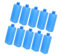 Packs de Glace Bleus 10 Pièces pour Climatiseur, PE, Réutilisables | Boîte Cristal, Portables, Froid Solide, Usage Maison et Extérieur