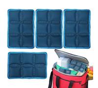 Packs de glace pour boîte à déjeuner - Packs de glace durables | Blocs de congélation réutilisables | Sac de gel froid | Blocs de congélation de voyage | Packs de gel de glace portables