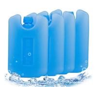 Packs de glace pour le refroidisseur 4pcs réutilisables Longueur de la boîte à lunch dure des blocs glace portables Blocs congélateur Gardez le frais et frais pour le sac à lunch pour le réfrig