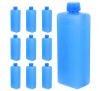 Packs de Glace Réutilisables Fête Estivale pour Rafraichisseur Air, 10pcs | Pe, Refroidissement Rapide et Froid Solide, Usage Maison et Camping, Format Compact, Facile à Utiliser