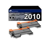 PackToner compatible avec BROTHER TN-2010 XL, 2 toners noir