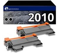 PackToner compatible avec BROTHER TN-2010 XL, 2 toners noir - 123CONSOMMABLES - Topromo