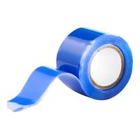 PackYard Ruban adhésif en silicone auto-fusionnant, 2,5 cm x 1,5 m, bleu, étanche, étanche, en caoutchouc de silicone, auto-amalgamant pour réparation d'urgence de tuyaux d'eau chaude et froide et
