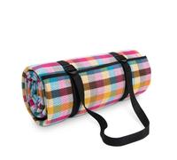 Paco Home Couverture Polaire Plaid Polaire Couverture Jeté Lavable, Couleur:Multicolore 2, Dimension:200x200cm