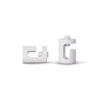 Paco Home Gaine Câble Suspension Plafond Gestion Câbles Lampe Porte-Câble Pavillon Crochet Plafond Passage De Câble, Type de lampe: Clips pour câbles, Couleur:Blanc Jeu de 2