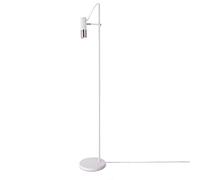 Paco Home Lampadaire réglable en hauteur Métal Lampe de lecture Salon Lampe orientable Industriel Moderne Rétro, Couleur:Blanc, Type de lampe___Technologie:GU10
