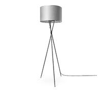 Paco Home Lampadaire Salon Trépied Lampe Abat-Jour Tissu Textile E27 Lampe De Lecture Scandinave Bureau