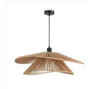 Paco Home LED Suspension Salon et Cuisine, Abat-jour Papier Déco Style Boho E27, Couleur:Noir, Type de luminaire___Couleur:Typ 4