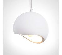 Paco Home Luminaire à suspension, E27, luminaire pour séjour, salle à manger, cuisine, réglable en hauteur, Couleur: Plâtre blanc, Ampoule: Sans ampoules