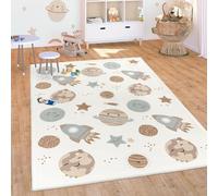 Paco Home Tapis Chambre Enfant Bebe Fille Garcon Antidérapant Arc-en-Ciel Motif Animal Pois, Dimension:120x160 cm, Couleur:Multicolore 3