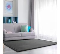 Paco Home Tapis Chambre Enfant Bebe Fille Garcon Moelleux Antidérapant Moderne, Dimension:140x200 cm, Couleur:Anthracite