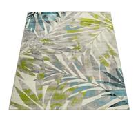 Paco Home Tapis De Créateur Salon Combinaison De Couleurs Originale Floral Multicolore, Dimension:80x150 cm