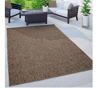Paco Home Tapis Intérieur Et Extérieur Balcon Terrasse Tapis Cuisine Monochrome Moucheté, Dimension:300x400 cm, Couleur:Taupe