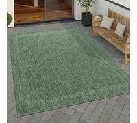 Paco Home Tapis Exterieur Terrasse Balcon Tapis Cuisine Moderne Motif Geometrique Motif Abstrait, Dimension:300x400 cm, Couleur:Vert