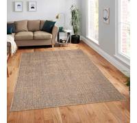 Paco Home Tapis Exterieur Terrasse Salon Cuisine Lavable en Machine Motif Boho Uni, Dimension:80x150 cm, Couleur:Beige 3