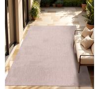 Paco Home Tapis Intérieur Et Extérieur Balcon Terrasse Tapis Cuisine Monochrome Moucheté, Dimension:160x220 cm, Couleur:Pink