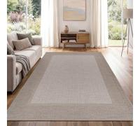 Paco Home Tapis Intérieur & Extérieur Balcon Terrasse Cuisine Motif Ethnique Boho Moderne, Dimension:80x150 cm, Couleur:Beige 7