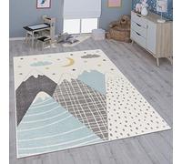 Paco Home Tapis pour Enfant Chambre d'enfant Fille Garçon Différents Motifs Et Tailles, Dimension:240x340 cm, Couleur:Bleu