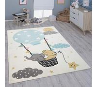 Paco Home Tapis pour Enfant Chambre d'enfant Fille Garçon Différents Motifs Et Tailles, Dimension:80x150 cm, Couleur:Crème