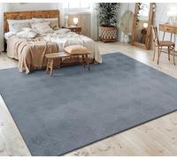 Paco Home Tapis Salon Chambre Adulte Poils Ras Motif Scandinave Motif Boho Motif Geometrique, Dimension:120x160 cm, Couleur:Anthracite
