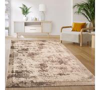 Paco Home Tapis Salon Chambre Vintage Oriental Abstrait Motif Moderne Beige, Dimension:200x280 cm