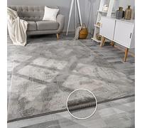 Paco Home Tapis Salon Fausses Fourrures Doux Lavable Moderne Élégant Facile À Entretenir Effet Fourrure Uni Brillant Douillet À Poils Courts, Dimension:80x300 cm, Couleur:Gris