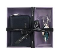 PACO MARTINEZ Coffret Cadeau Femme, Coffret Cadeau avec Portefeuille Femme Couleur Noir et Porte-clés Assorti, Idée Cadeau Anniversaire, Anniversaire ou Noël