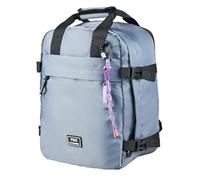 PACO MARTINEZ Sac à Dos de Voyage Extensible 18-27 litres, Bagage Cabine avec Compartiments Spacieux et Multiples Poches, Port USB, Dos Rembourré et Respirant, Couleur Bleu