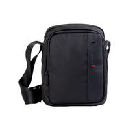 PACO MARTINEZ Sac Bandoulière pour Homme, Sacoche Porté Épaule 24x20x8,5 cm, Couleur Noir