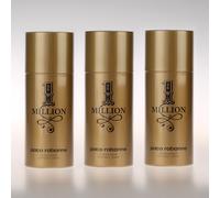 Paco Rabanne 1 Million One Million - Déodorant Spray 150ml - 3x