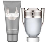 Paco Rabanne Invictus - 100 ml - EdT Parfum Pour Homme + 100 ml shampoing + 10ml Mini EdT Coffret Cadeau