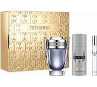 Paco Rabanne Invictus Eau De Toilette Vaporisateur Coffret 100 ml 3 Pièces