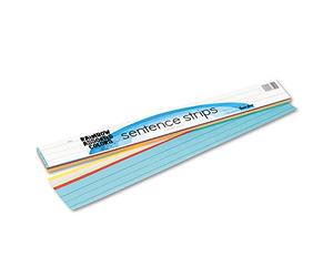 Pacon Lot de 100 bandes de papier 7,6 x 61 cm Couleurs assorties Apprendre les mathématiques, l'orthographe et la grammaire Idéal pour l'école et l'école à domicile