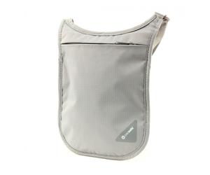 pacsafe Bourse Coversafe V75 RFID Blocking Neck Pouch Neutral Grey