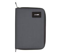 Pacsafe - Grand portefeuille zippé pliable avec sécurité RFID - gris foncé
