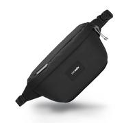 Pacsafe Mixte Adulte Go Sac à bandoulière antivol, Noir Profond, Taille Unique