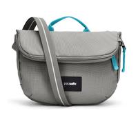 pacsafe Sac à épaule bandoulière taupe turquoise pour femme et homme - Go Saddle Crossbody Bag Stone 307759