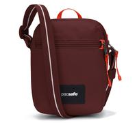 Pacsafe Sac à bandoulière 'Go Micro' orange fluo / rouge foncé / noir, Taille One Size